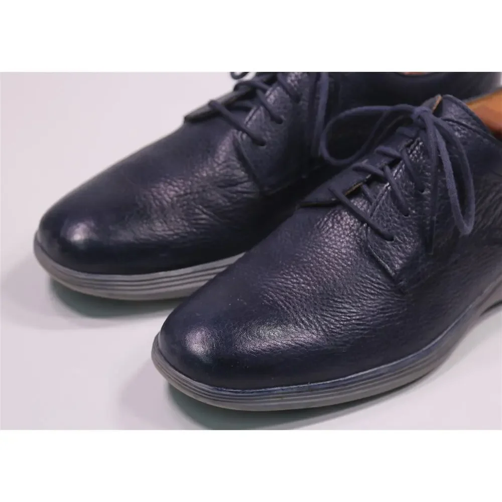 Cole-Haan Mens 2.ZeroGrand Stitchlite Navy Blue Dress Shoes US 10M